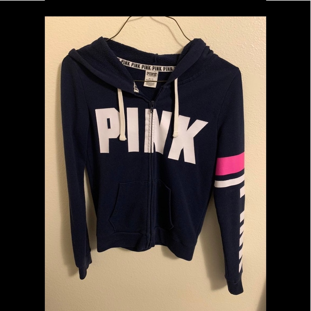 Pink zip up
